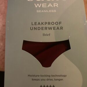 SAALT 3XL Leakproof Underwear High-rise menstrual Brief - burgundy